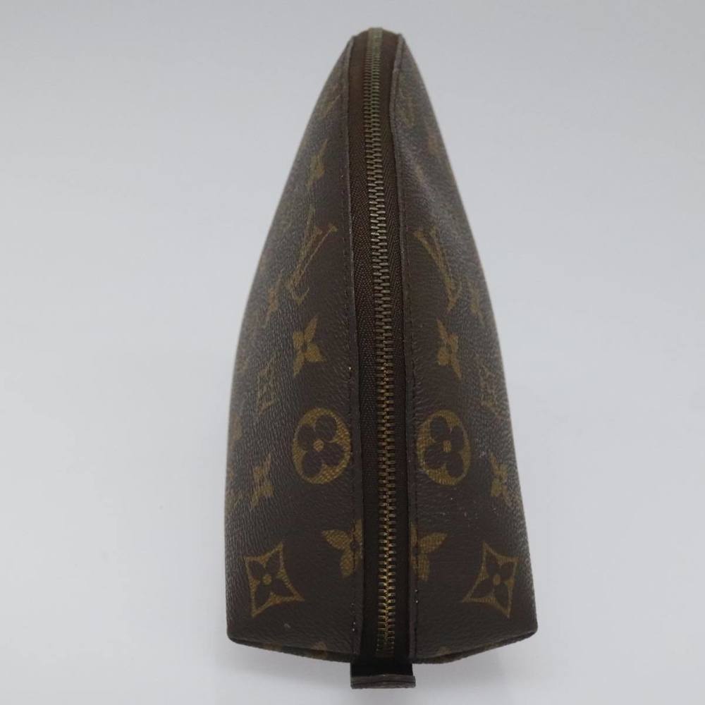 LOUIS VUITTON Monogram Trousse Demi Ronde Cosmetic Pouch M47520 LV Auth yk17035 - Picture 3 of 16